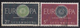 LUXEMBOURG 629-630,used,falc Hinged - 1960