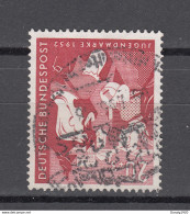 Bund 1952,Mi 154,Bundesjugendplan,Gestempelt(D3490) - Gebraucht