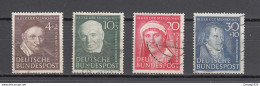 Bund 1951,Mi.143-46,Helfer Der Menschheit,Gestempelt(D3485) - Gebraucht