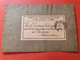 Cachet à Date Des Imprimés De Paris Sur Fragment De Bande Pour Imprimés Pour Pontoise En 1898 - Réf J 59 - 1877-1920: Periodo Semi Moderno
