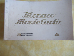 20 Cartes Postales Détachables/"MONACO-MONTE CARLO"/real Photos/vers 1920-1930    CPDIV397 - Monte-Carlo