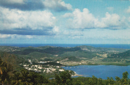 MARTINIQUE . LE MARIN . VUE SUR LE BOURG ET LA BAIE - Le Marin