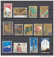 Japan Nippon,13V,tower,flowers,mountain,Used/Gestempeld(A2295) - Usati