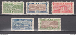 Iceland Island 1925,5V,landscapes From Iceland,MH/Ongebruikt(A3867) - Altri & Non Classificati