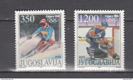 Yugoslavia 1988.2V,olympic,olympisch,olympische,olympique,olympicos,olimpici,MNH/Postfris(A3337) - Invierno 1988: Calgary