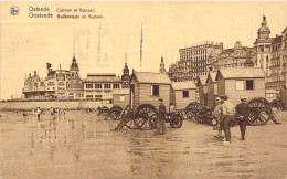 BELGIQUE - Ostende - Cabines Et Kursaal - Carte Postale Ancienne - Oostende