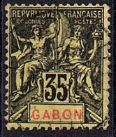 GABON N°25 - Usados