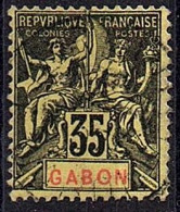 GABON N°25 - Oblitérés