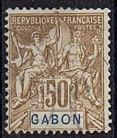 GABON N°28 - Usati