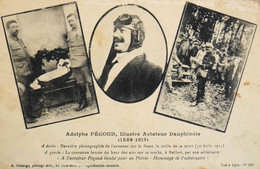 C.P.A. ADOLPHE PEGOUD Illustre Aviateur Dauphinois - Mort Tombé Pour Sa Patrie Le 30.8.1915 - BE - Aviateurs