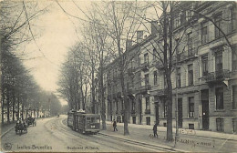 - Pays Div. -ref-DD269- Belgique - Ixelles Bruxelles - Boulevard Militaire - Tramway - Ligne De Tramways - Public Transport (surface)