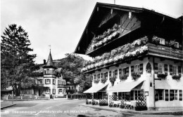 ALLEMAGNE - Oberammergau - Bahnhofstrabe Mit Hotel Wolf - Carte Postale Ancienne - Oberammergau