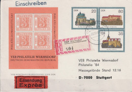 DDR GDR RDA - Privatumschlag "Burgen Und Schösser"" (MiNr: PU  1) 1967 - Ungelaufen - Private Covers - Used