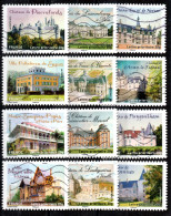 FRANCE / AUTOADHESIFS / SERIE N° 726 à 737  CHÂTEAUX DEUXIEME SERIE - Used Stamps