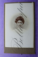 C.D.V. -Photo-Carte De Visite Studio    Coiffure Mode Femme - Old (before 1900)