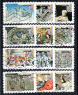 FRANCE / AUTOADHESIFS / SERIE N° 877 à 888  ART GOTHIQUE - Used Stamps