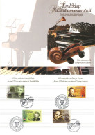 Hungary / Romania 2006. Composers Nice Limited Souvenir Card (set With Romania And Set With Hungary) ! - Neufs