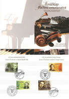 Hungary / Romania 2006. Composers Nice Limited Souvenir Card (set With Romania And Set With Hungary) ! - Nuevos