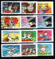 FRANCE / AUTOADHESIFS / SERIE N° 1045 à 1056 BONNE ANNEE - Used Stamps
