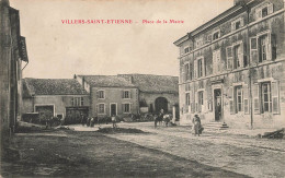 Villers St étienne * 1907 * Place De La Mairie * Café Du Commerce * Village Villageois - Andere & Zonder Classificatie