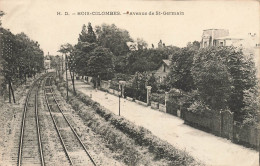 Bois Colombes * Avenue De St Germain * Rails Voie Ligne Chemin De Fer - Autres & Non Classés