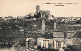 Champtoceaux * Vue Vers L'église , Prise Au Sud - Champtoceaux