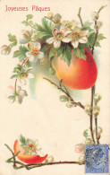 Joyeuses Pâques * Série De 2 CPA Illustrateur * Fleurs & Oeufs * Art Nouveau Jugendstil - Easter