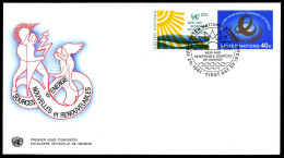 ONU UNITED NATIONS NEW YORK / GENEVA / VIENNA 1981 - NEW AND RENEWABLE SOURCES OF ENERGY - 3 FDC - M - Other & Unclassified