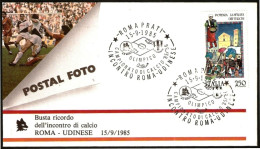 ITALIA ROMA 1985 - CAMPIONATO ITALIANO DI CALCIO 1985/1986 - ROMA Vs UDINESE - M - Clubs Mythiques