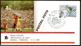 ITALIA ROMA 1985 - CAMPIONATO ITALIANO DI CALCIO 1985/1986 - ROMA Vs VERONA - M - Clubs Mythiques