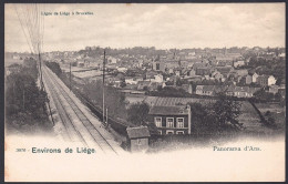 +++ CPA - Environs De Liège - Panorama D' ANS - Ligne De Liège à Bruxelles  // - Ans