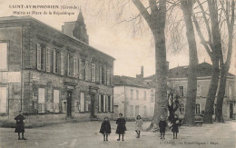 St Symphorien * Mairie Et Place De La République * Villageois - Andere & Zonder Classificatie