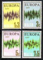 Malta 1972 Europa CEPT (**), Mint,  Mi 450-53 - € 1,-; Y&T 452-55 € 2,- - 1972