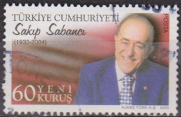 Sakip Sabanci - TURQUIE - Homme D'affaires, Philantrope - 2005 - N° 3187 - Oblitérés