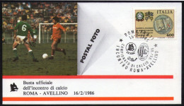 ITALIA ROMA 1986 - CAMPIONATO ITALIANO DI CALCIO 1985/1986 - ROMA Vs AVELLINO - M - Clubs Mythiques