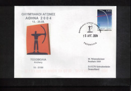 Greece 2004 Olympic Games Athens - Archery Interesting Cover - Summer 2004: Athens