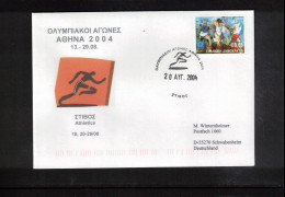 Greece 2004 Olympic Games Athens - Athletics Interesting Cover - Sommer 2004: Athen