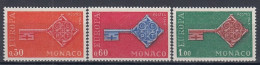 MONACO 879-881,unused - 1968