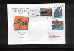 Greece 2004 Olympic Games Athens - Triathlon Interesting Cover - Summer 2004: Athens