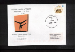 Greece 2004 Olympic Games Athens - Gymnastics Interesting Cover - Summer 2004: Athens