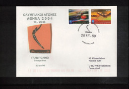 Greece 2004 Olympic Games Athens - Trampoline Interesting Cover - Sommer 2004: Athen