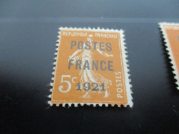 G1 France TP Préo N°33 Charnière Neuf - 1893-1947