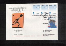 Greece 2004 Olympic Games Athens - Softball Interesting Cover - Sommer 2004: Athen