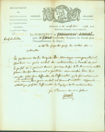 LAS Lettre Autographe Signature Substitut Procureur Général Magistrat Sureté Arrondissement De Digne Révolution Empire - Sonstige & Ohne Zuordnung