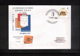 Greece 2004 Olympic Games Athens - Football Interesting Cover - Sommer 2004: Athen