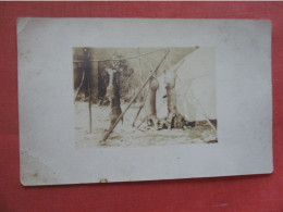 RPPC   Tent Hunting Camp.  Ref 6104 - Chasse