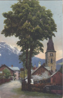 C9956) ALT AUSSEE - Salzkammergut 26.06.1917 - Kirche Straße Zaun U. Haus DETAILS - Ausserland