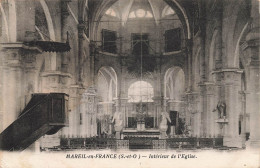 Mareil En France * Intérieur De L'église Du Village - Andere & Zonder Classificatie