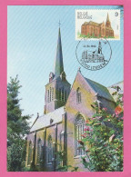 Carte Maximum - Belgique  - 1989 - Izegem - Eglise St Tillon - 1981-1990