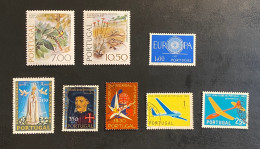 Portugal Sondermarken 8 Werte Postfrisch/** MNH + Gestempelt/o - Verzamelingen